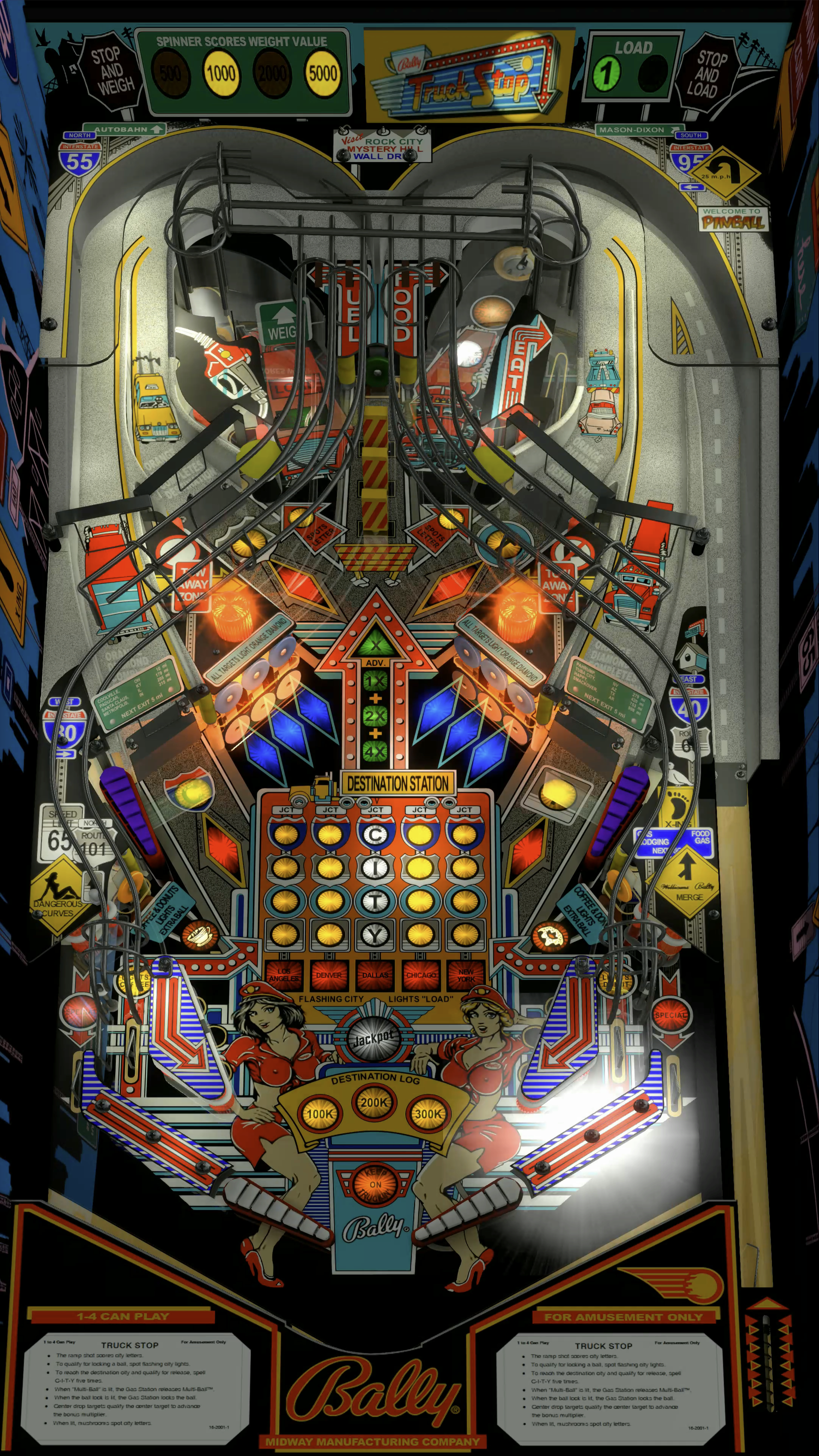 Truck Stop (Bally 1993) Sideblade Mod