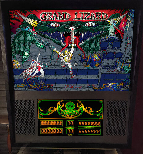 More information about "Grand Lizard (Williams 1986) b2s with full dmd"