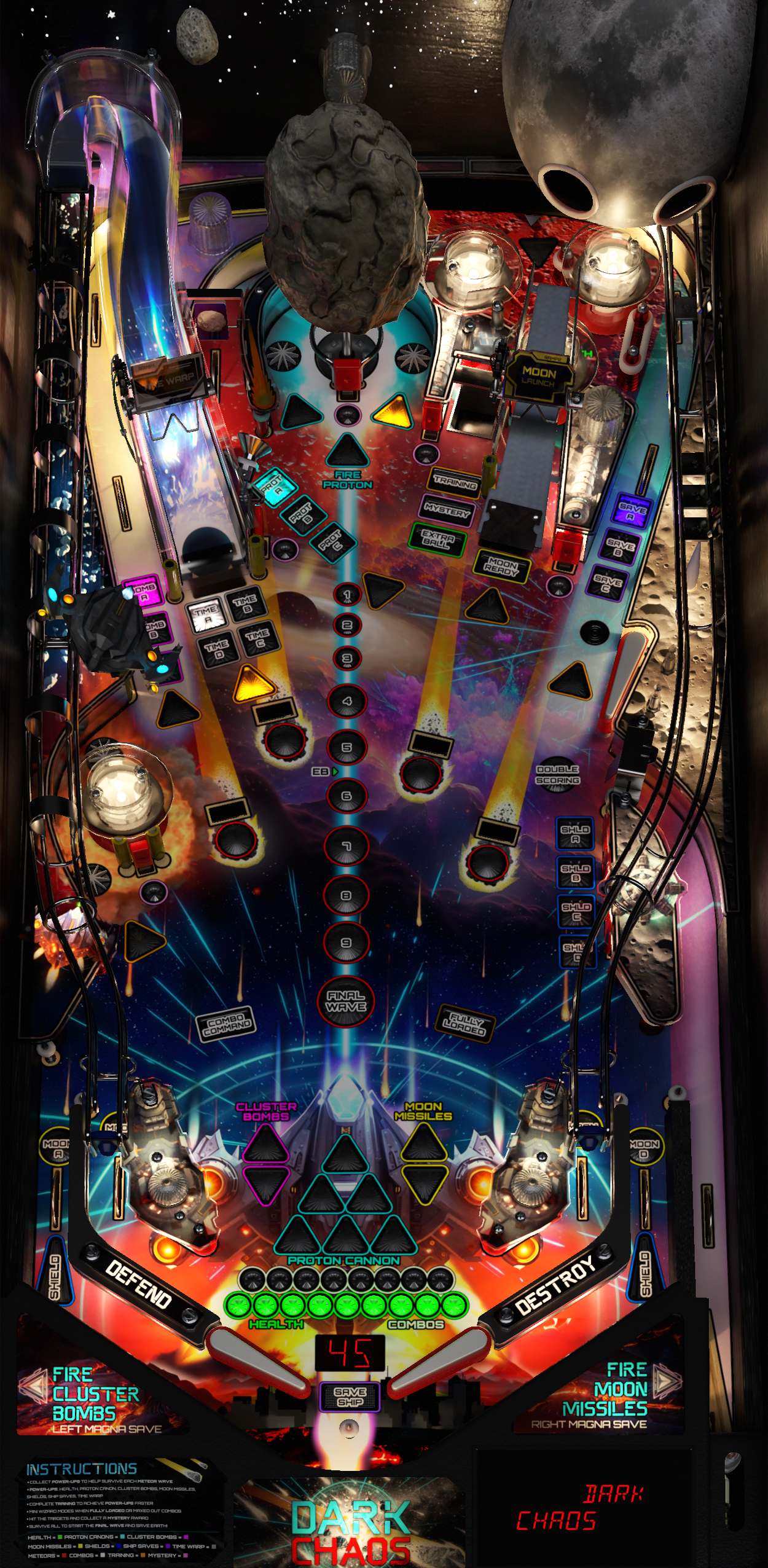 Dark Chaos (apophis 2025) - VPX - Pinball Tables - Virtual