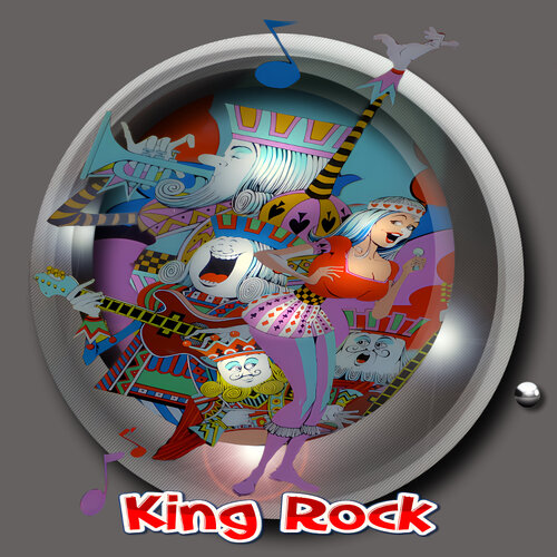 More information about "King Rock (Gottlieb 1972) Diagonal Wheel"
