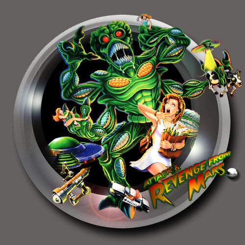 More information about "Attack and Revenge From Mars (Bally 1999) Diagonal Wheel"
