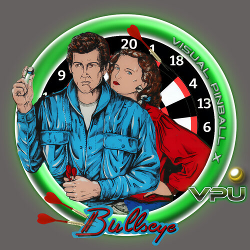 More information about "301 Bullseye (Grand Products 1986) Neon Wheel"