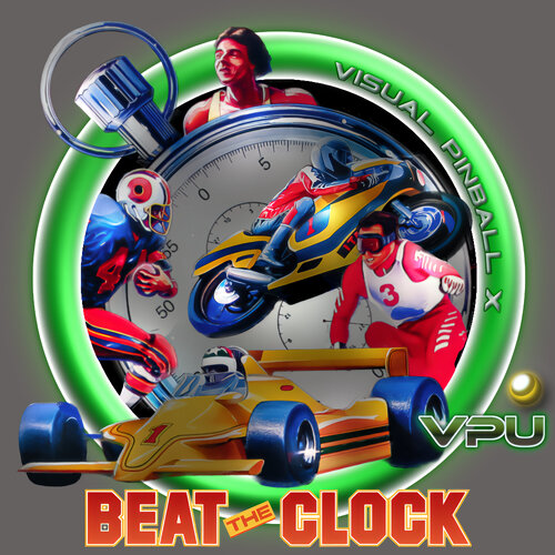 More information about "Beat The Clock (Bally 1985) Neon Wheel"
