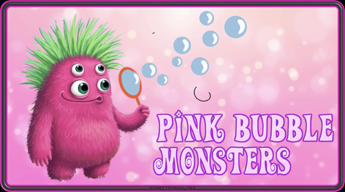 More information about "Pink Bubble Monsters (Hursty Toppers)"