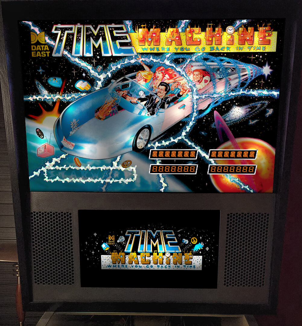 TM NETWORK TIME MACHINE BOX 1984→1994 Time Machine (Data East 1988) b2s - B2S (.directb2s