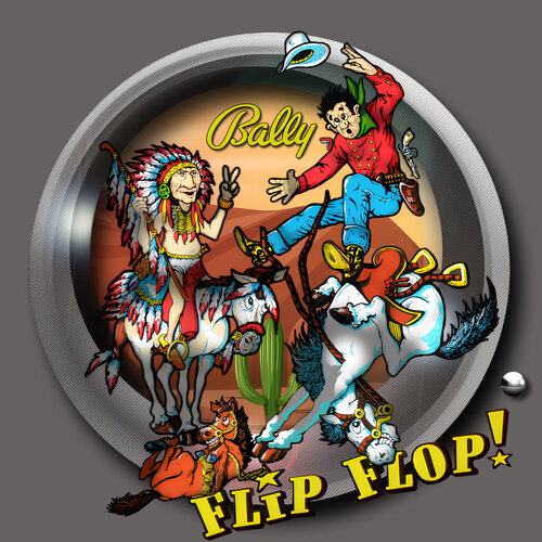 More information about "Flip Flop (Bally 1976) Diagonal Wheel"