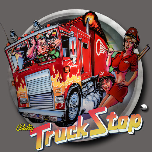 More information about "Truck Stop (Bally 1988) Diagonal Wheel"