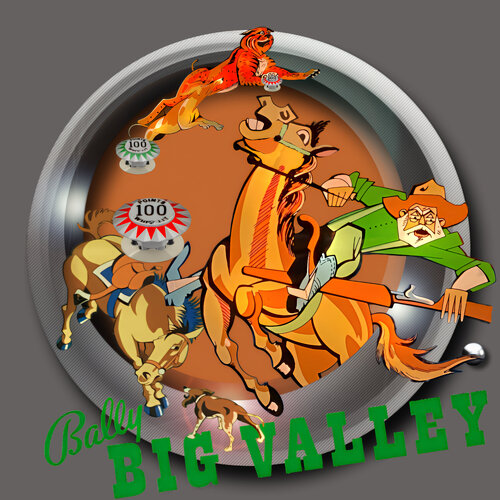 More information about "Big Valley (Bally 1970) Diagonal Wheel"