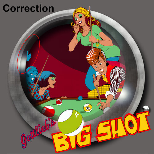 More information about "Big Shot (Gottlieb 1973) Diagonal Wheel"