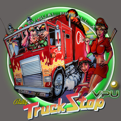 More information about "Truck Stop (Bally 1988) Neon Wheel"
