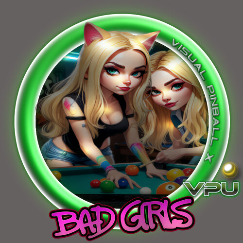 More information about "Bad Girls (Gottlieb 1988) Neon Wheel"