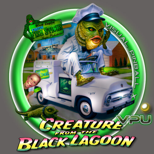 More information about "Creature From The Black Lagoon (Bally 1992) alt Neon Wheel"