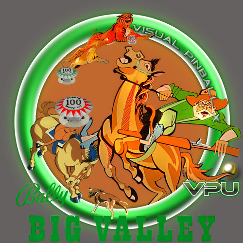 More information about "Big Valley (Bally 1970) Neon Wheel"