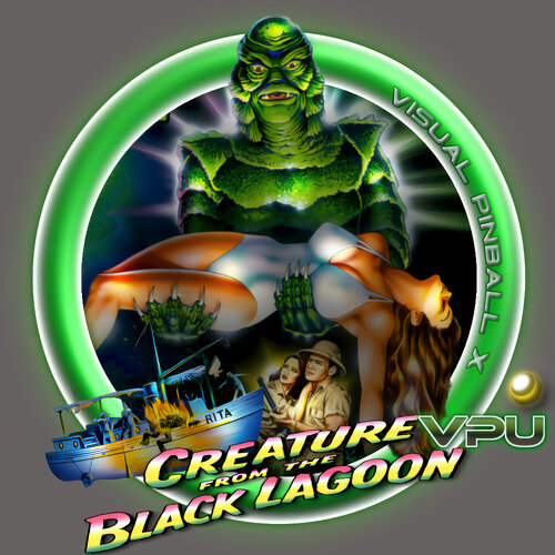 More information about "Creature From The Black Lagoon (Bally 1992) Neon Wheel"