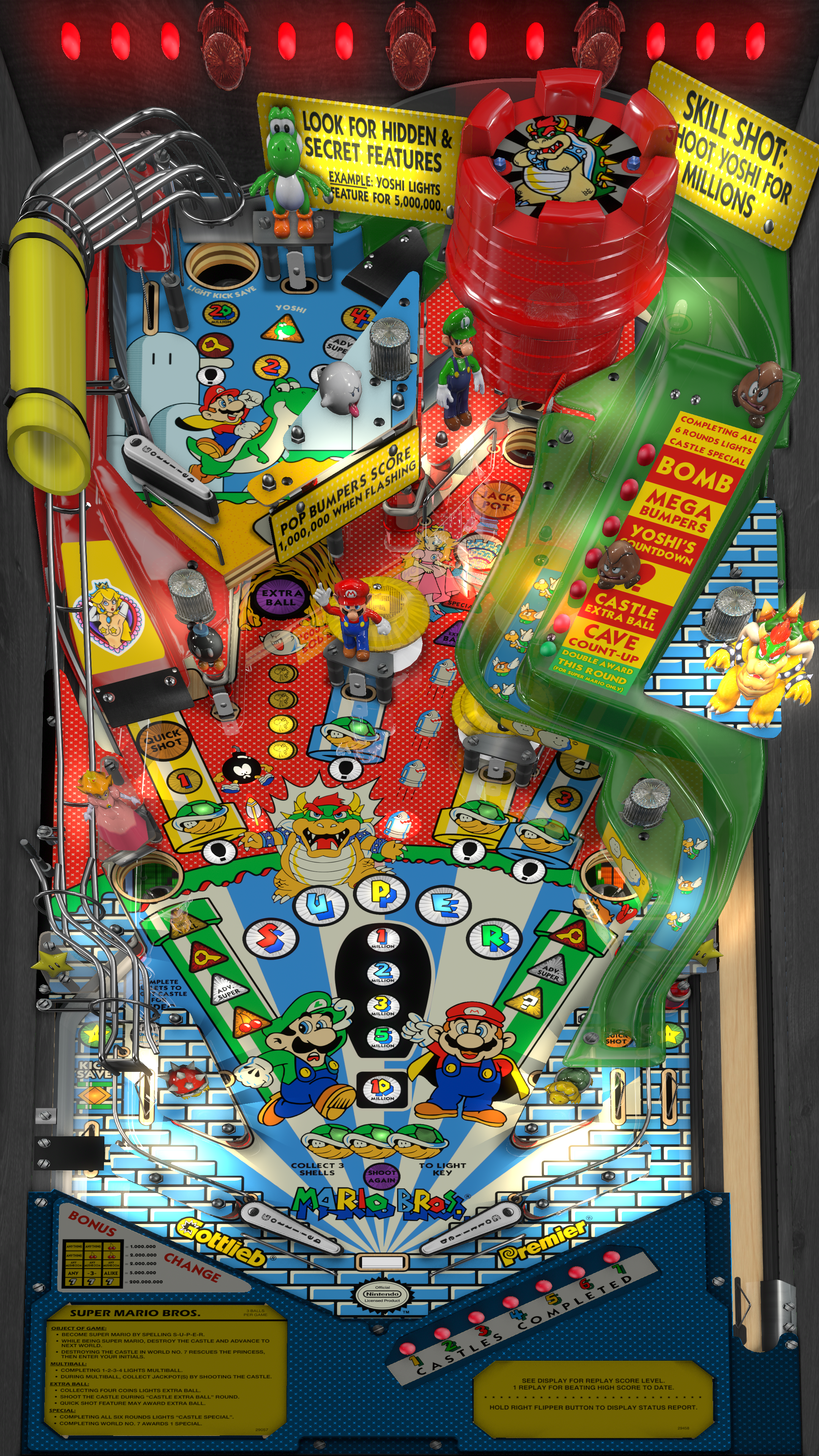 Super Mario Brothers (Gottlieb 1992) v1.2 remixed table