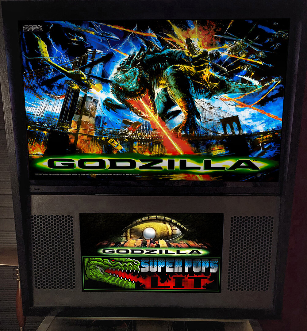 Godzilla (Sega 1998) b2s with full dmd - B2S (.directb2s