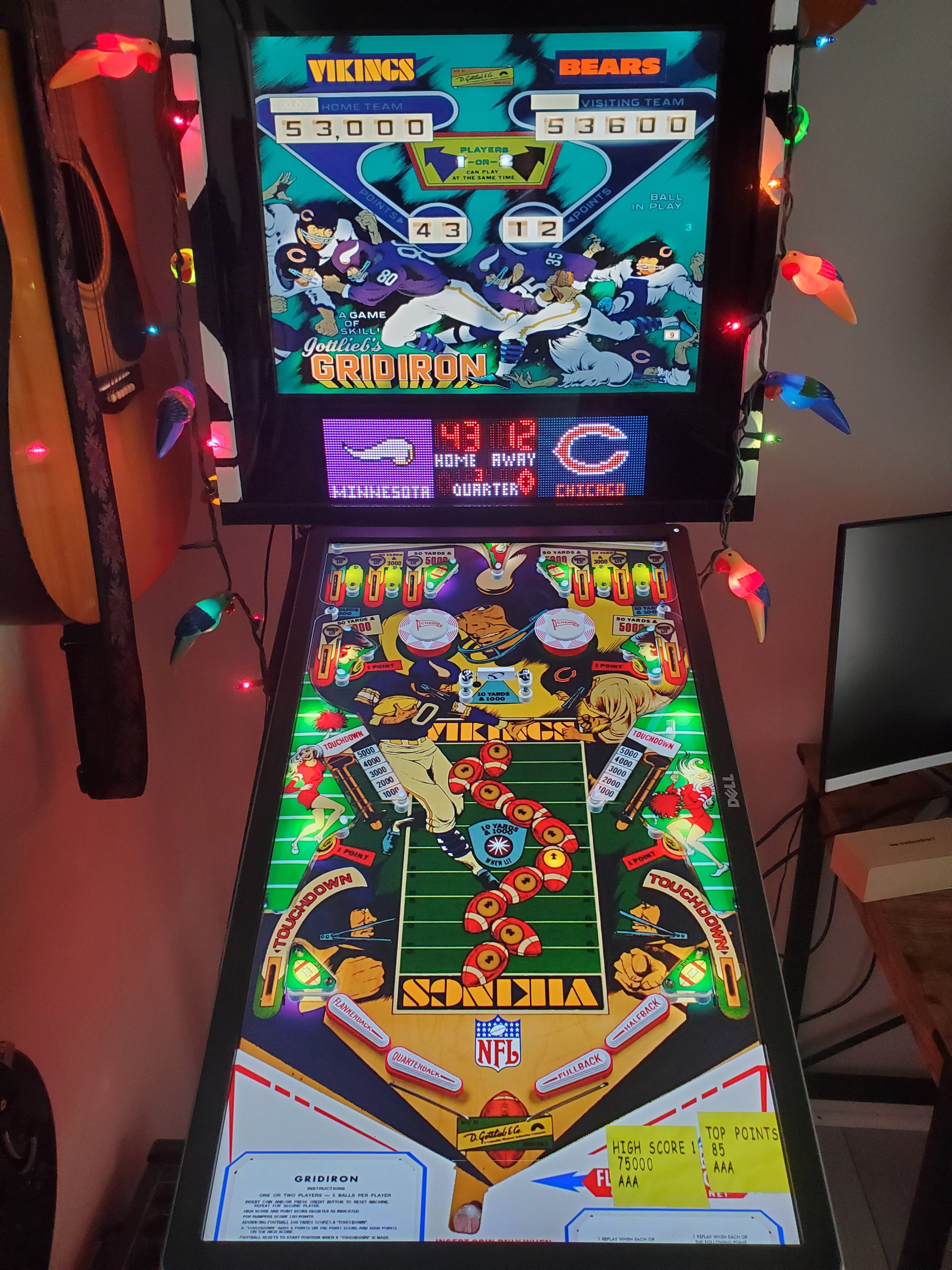 Gridiron (Gottlieb 1977) NFL Mod