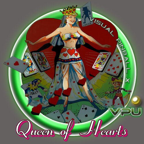 More information about "Queen of Hearts (Gottlieb1952) Neon Wheel"