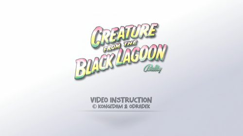 More information about "Creature From The Black Lagoon (Bally 1992) - Vpx Video Instruction"