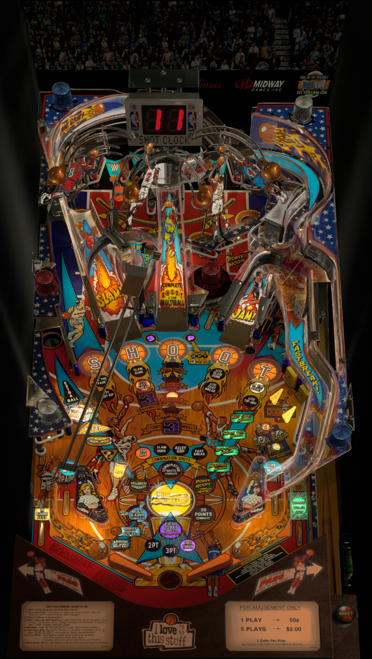 Fast Break cabinet Mod.