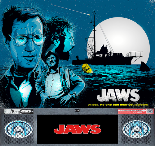 More information about "jaws custom backglass"