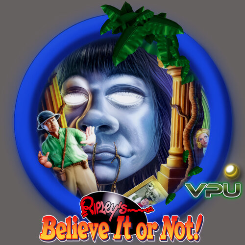 More information about "Ripley's Believe It Or Not (Stern 2004) Blue ring Wheel"