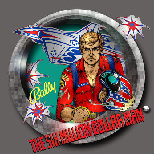 More information about "The Six Million Dollar Man (Bally 1978) Diagonal Wheel"