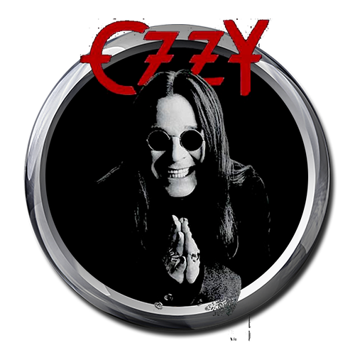 Ozzy Osbourne Wheel - Tarcisio Style Wheels - Virtual Pinball Universe