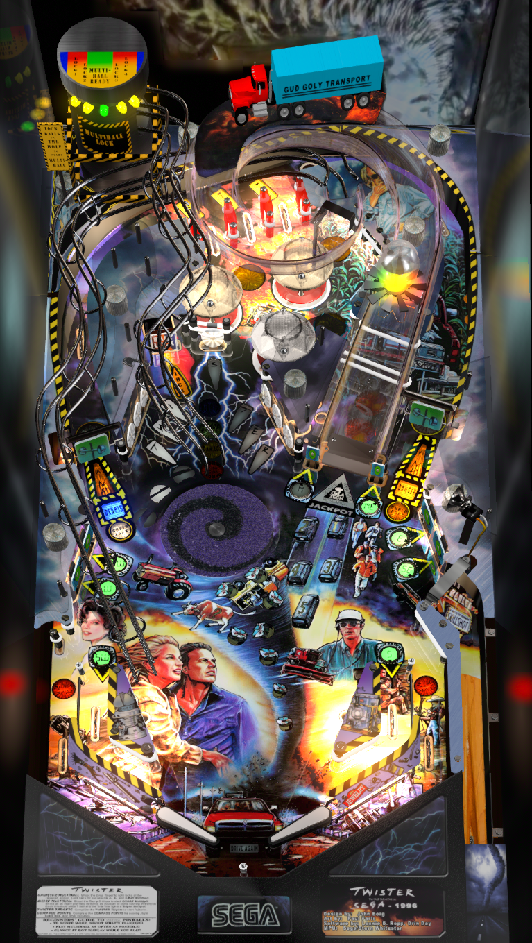 Twister (Sega 1996) Fidiko cabinet Mod
