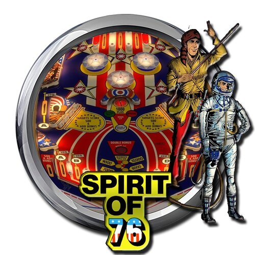 More information about "Spirit of 76 (Gottlieb 1975) (Wheels)"