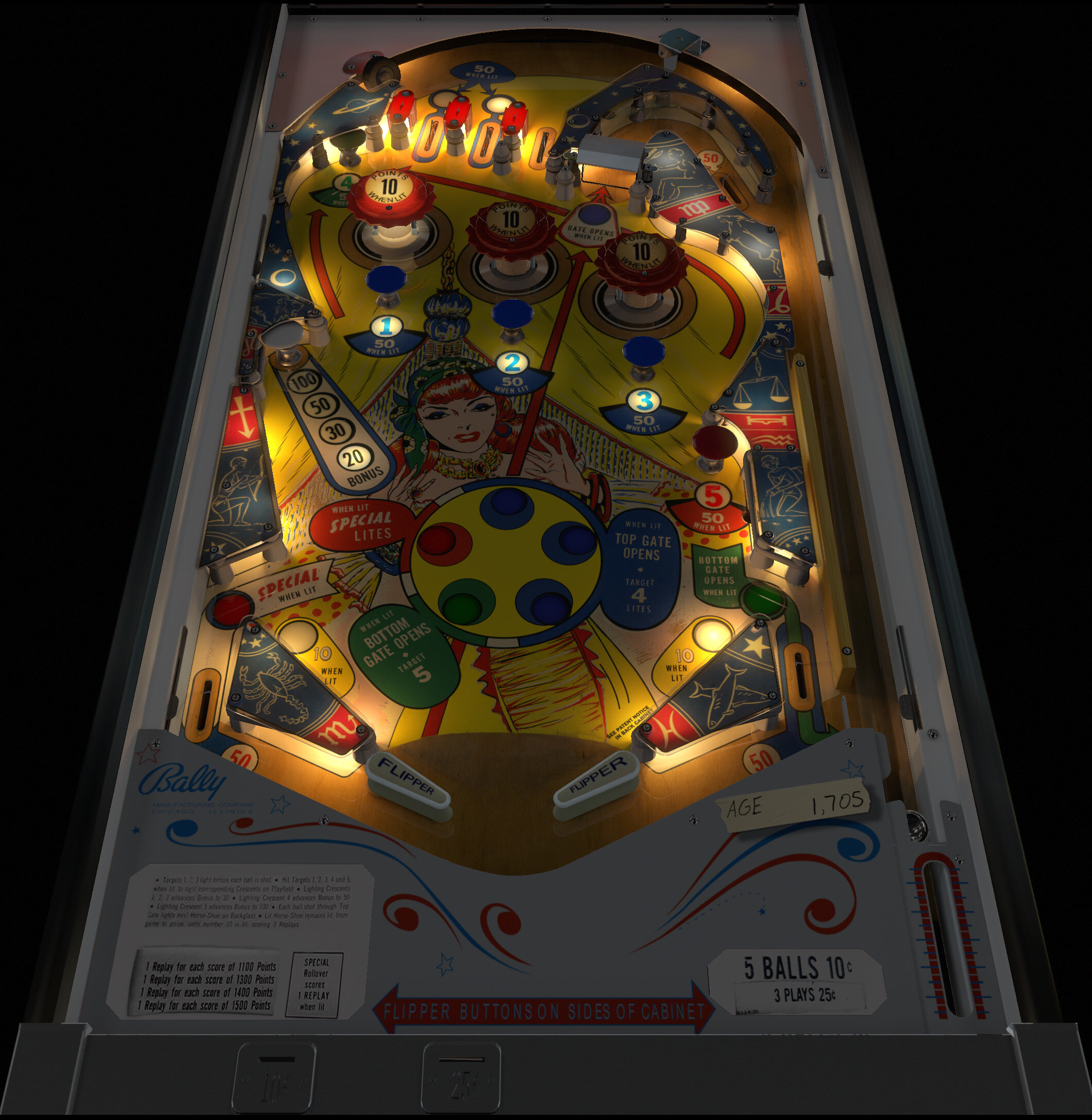 Magic Circle (Bally 1965) [archival dump]