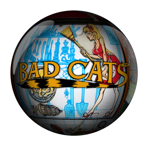 More information about "Bad Cats (Williams 1989) Animated Glass Orb"