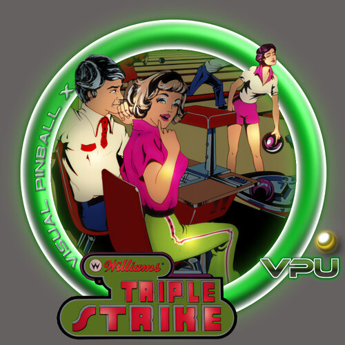 More information about "Triple Strike (Williams 1975) Neon Wheel"