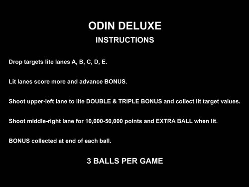 More information about "Odin Deluxe (Sonic 1985) Instruction Card - English translation"