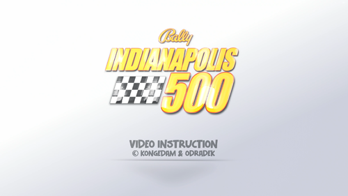 More information about "Indianapolis 500 (Bally 1995) - Vpx Video Instruction"