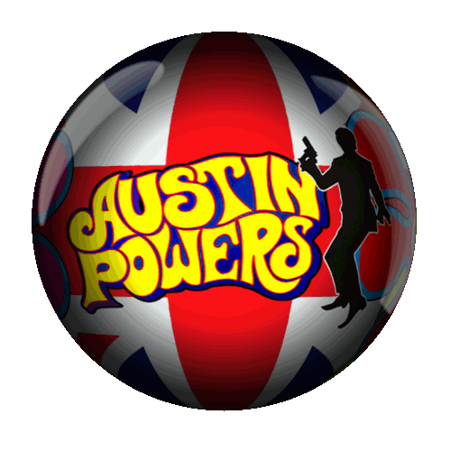 Austin Powers (Stern 2003) Animated Glass Orb - Animated Wheel