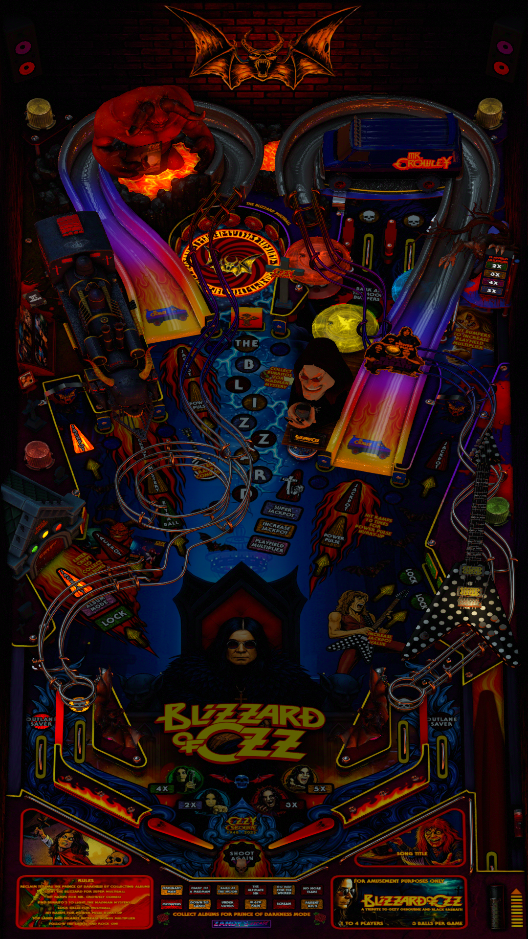 ゆきのオーダーページ The Blizzard of Ozz - VPX - Pinball Tables - Virtual Pinball Universe
