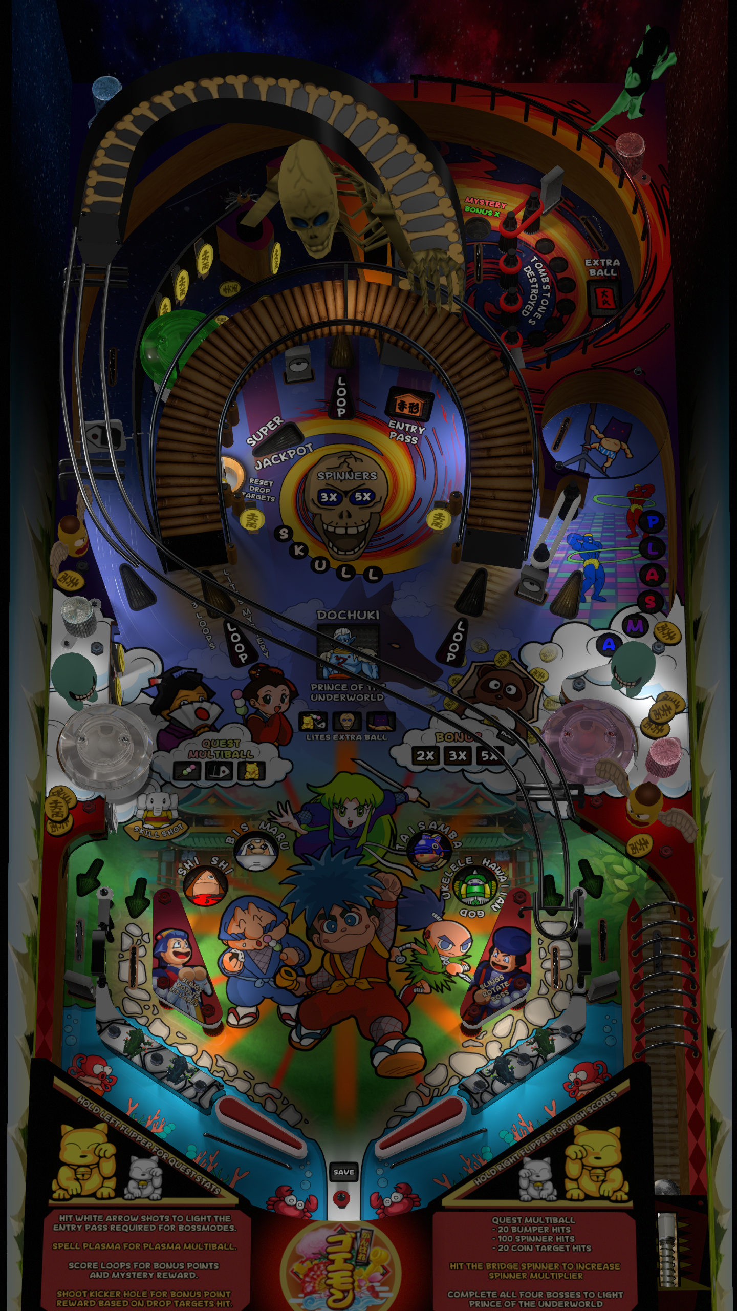 MysticalNinjaGoemon (Original 2025) - VPX - Pinball Tables