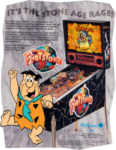 More information about "The Flintstones (Williams 1994) cartoon version flyer mod"