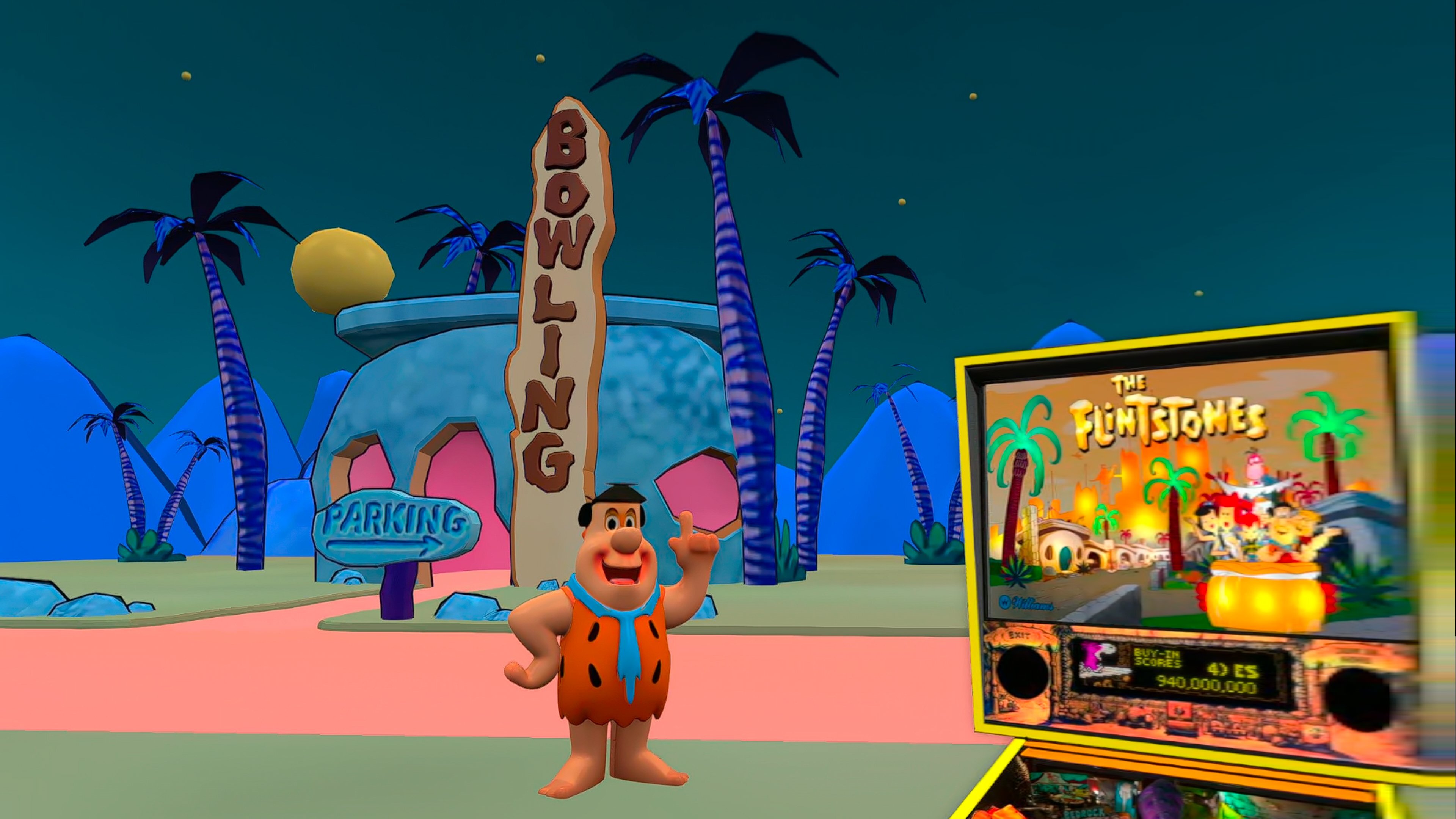 Flintstones, The Cartoon VR Edition (1994 Williams) VPURemix 1.0