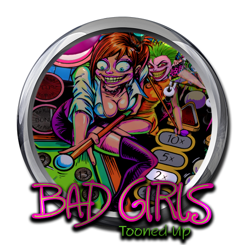 More information about "Bad Girls - Tooned-Up (Gottlieb 1988) WHEEL"