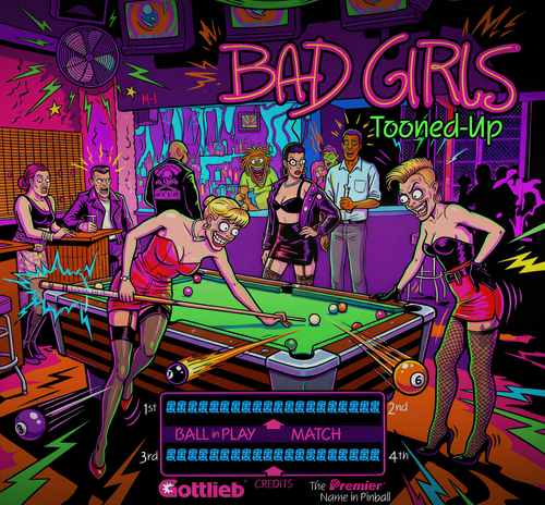 More information about "Bad Girls - Tooned-Up (Gottlieb 1988)"