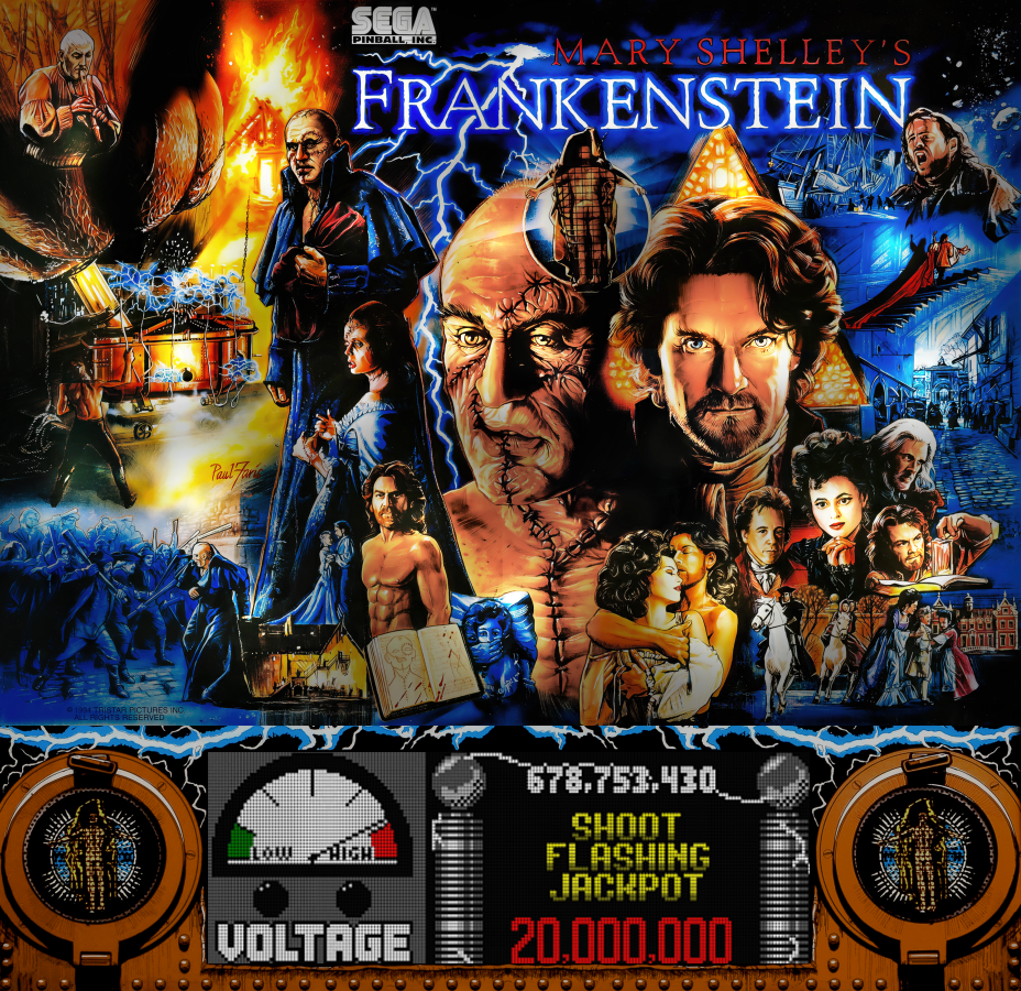 Mary Shelley's Frankenstein (Sega 1995) b2s + full dmd - B2S