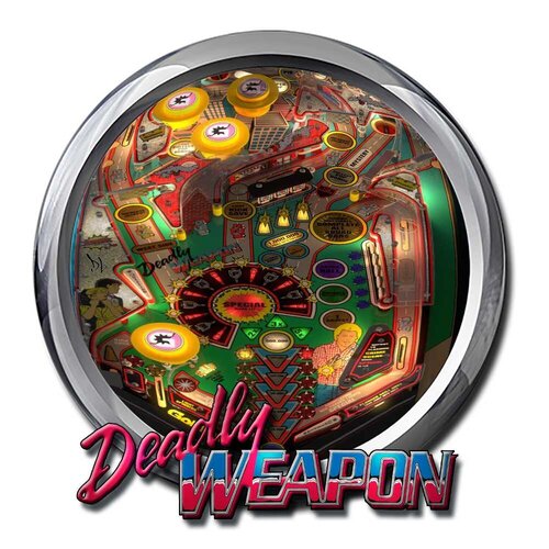 Deadly Weapon Gottlieb (1990) (Wheels) - Wheel Images - Virtual