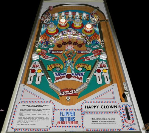 More information about "Happy Clown (Gottlieb-1964) (FizX3.3 V1.00)"