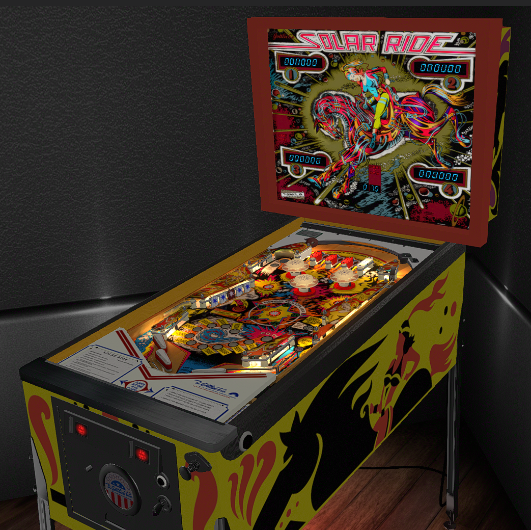 Solar Ride (Gottlieb 1979) - VPX - Pinball Tables - Virtual