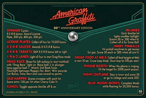 More information about "American Graffiti Instruction Card"