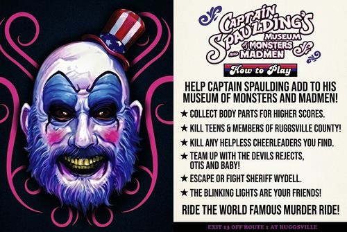 More information about "Captain Spaulding's Museum of Monsters & Madmen (Original 2025) Instruction Card"