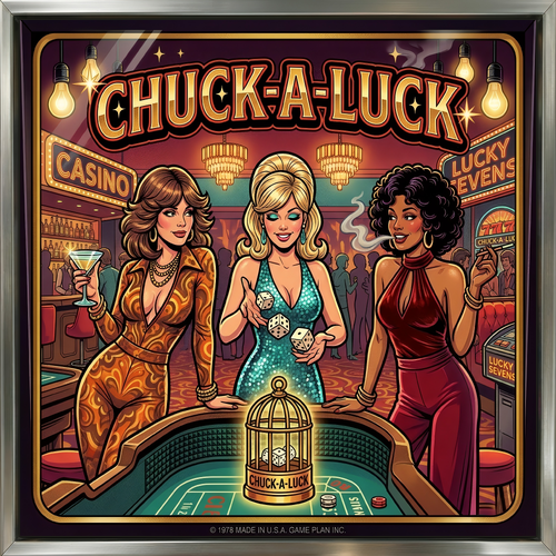 More information about "Chuck-A-Luck (Game Plan 1978) STATIC BACKGLASS FOR POPPER"