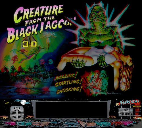 More information about "Creature from the Black Lagoon 3-D anaglyph backglass"